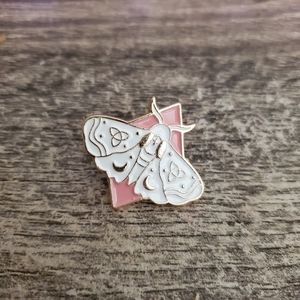 ✨2/$12✨ Celestial Pink Moth Enamel Pin